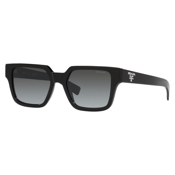 New PRADA Black Square SPR 03Z 1AB-06T Sunglasses Women - Picture 1 of 4